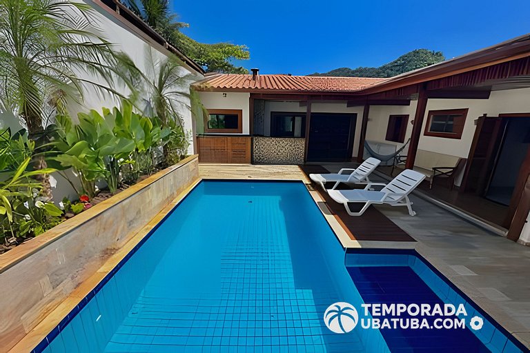 C1 - Bela casa c piscina 9 suites - Praia Grande