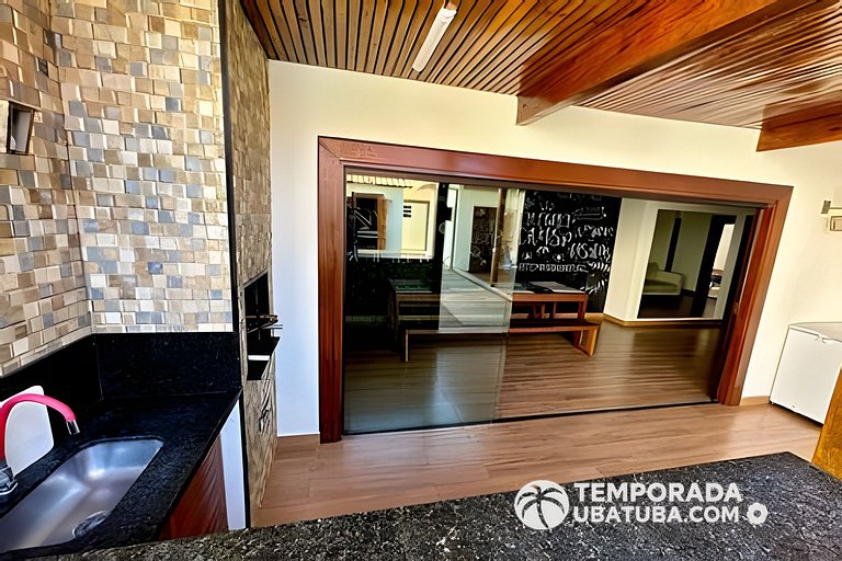 C1 - Bela casa c piscina 9 suites - Praia Grande