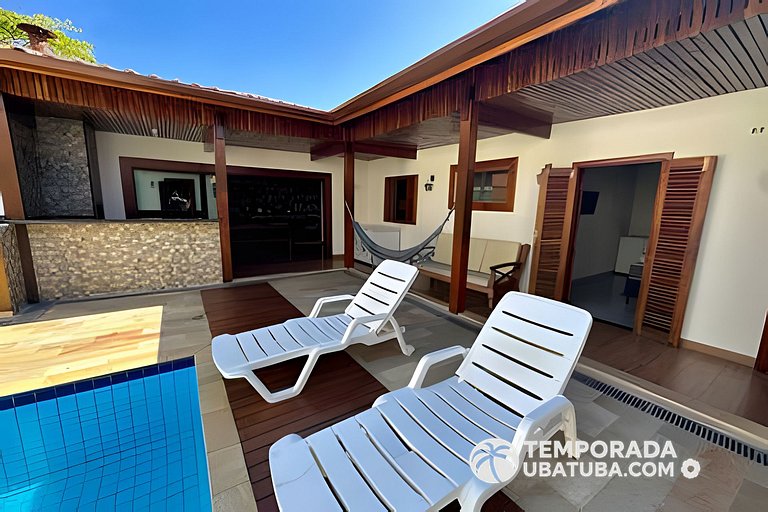 C1 - Bela casa c piscina 9 suites - Praia Grande