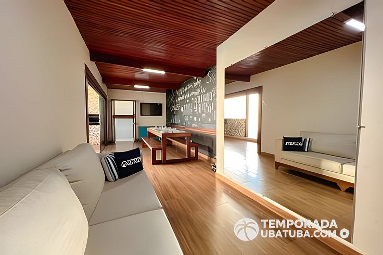 C1 - Bela casa c piscina 9 suites - Praia Grande