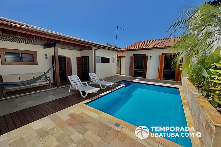 C1 - Bela casa c piscina 9 suites - Praia Grande