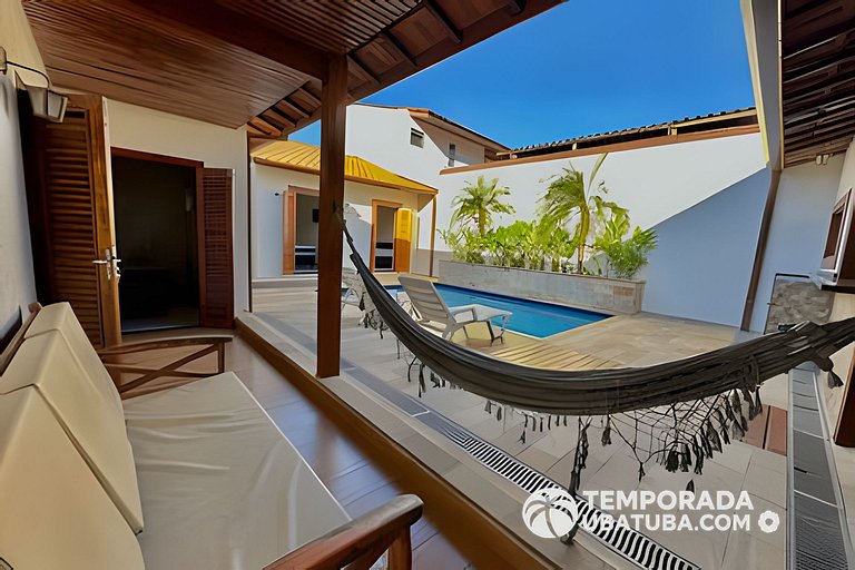 C1 - Bela casa c piscina 9 suites - Praia Grande