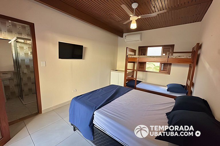 C1 - Bela casa c piscina 9 suites - Praia Grande