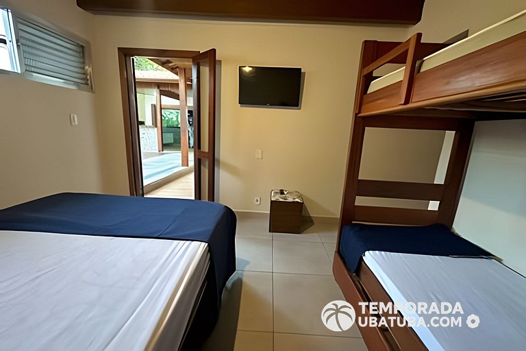 C1 - Bela casa c piscina 9 suites - Praia Grande