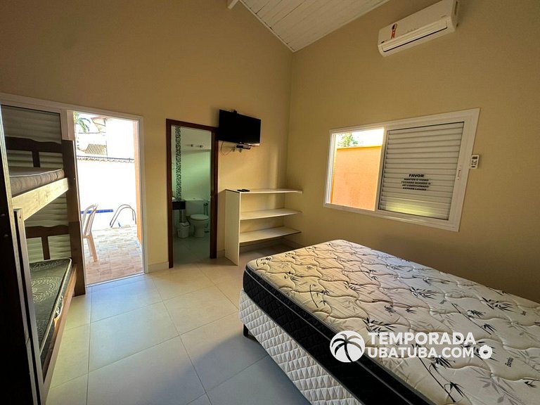 CASA2 - Belissima casa c/ piscina 5 suites ha 100m da orla.