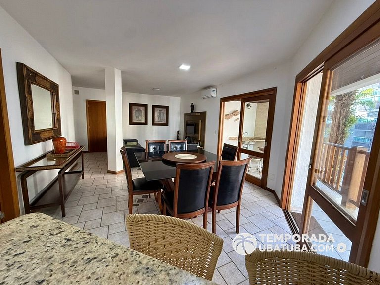 212J - 2 suites fte mar Praia Grande - Bali Resort