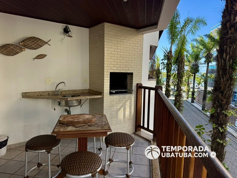 212J - 2 suites fte mar Praia Grande - Bali Resort