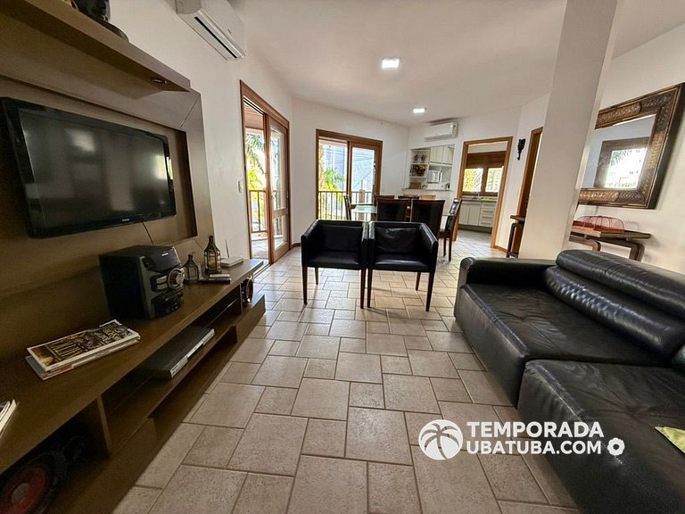 212J - 2 suites fte mar Praia Grande - Bali Resort