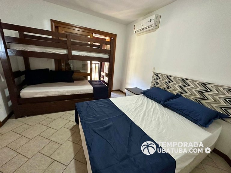 310ND Ap frente mar 3 dorm e 2 vagas - Bali Resort
