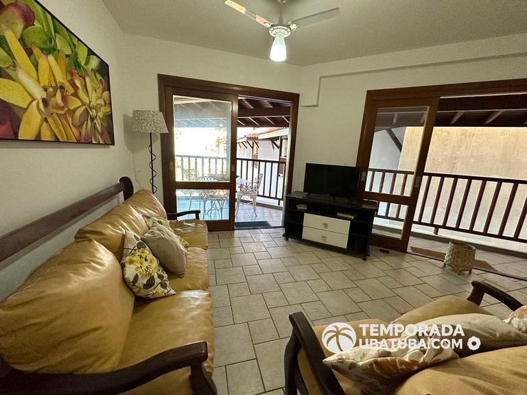 310ND Ap frente mar 3 dorm e 2 vagas - Bali Resort