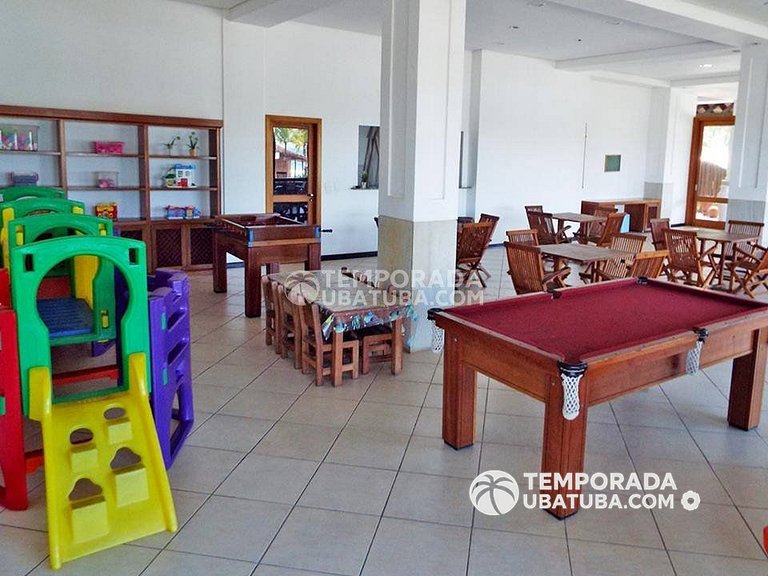 310ND Ap frente mar 3 dorm e 2 vagas - Bali Resort