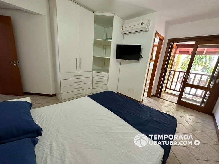 310ND Ap frente mar 3 dorm e 2 vagas - Bali Resort