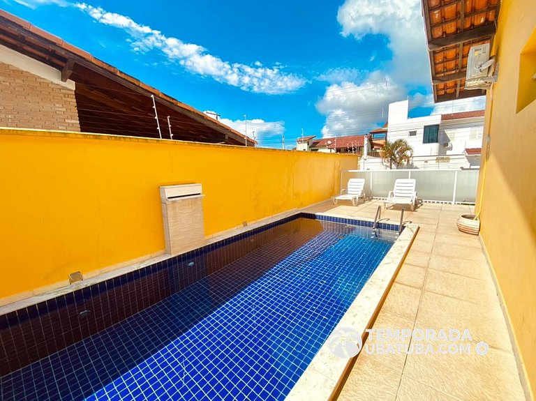 CASA4 - Linda casa c/ piscina 6 suites ha 150m da orla. Prai
