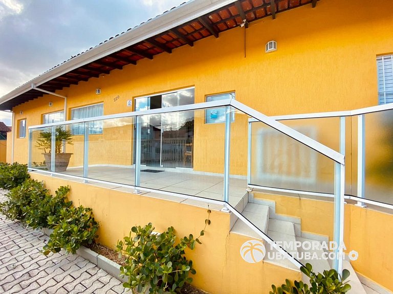 CASA4 - Linda casa c/ piscina 6 suites ha 150m da orla. Prai