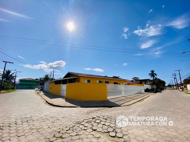 CASA4 - Linda casa c/ piscina 6 suites ha 150m da orla. Prai