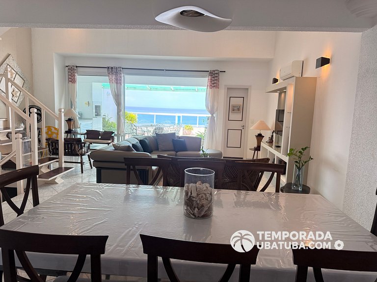 405DM – Cobertura triplex fte mar - Praia Grande