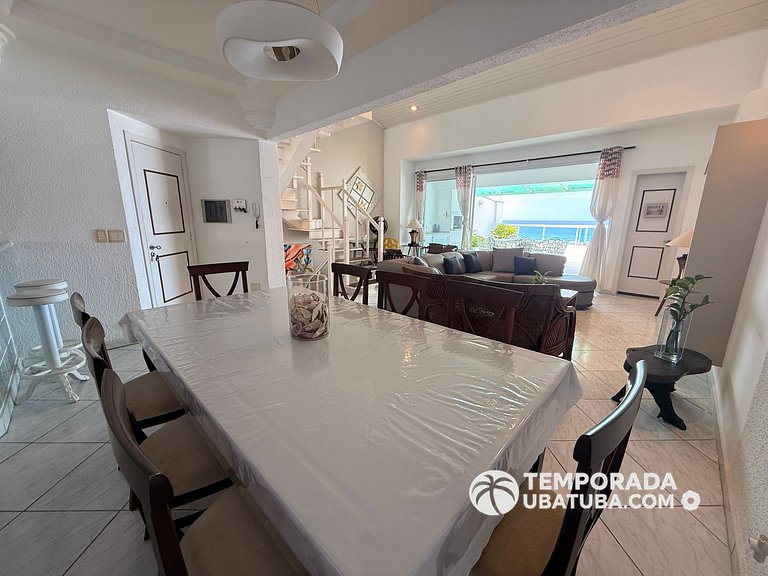405DM – Cobertura triplex fte mar - Praia Grande