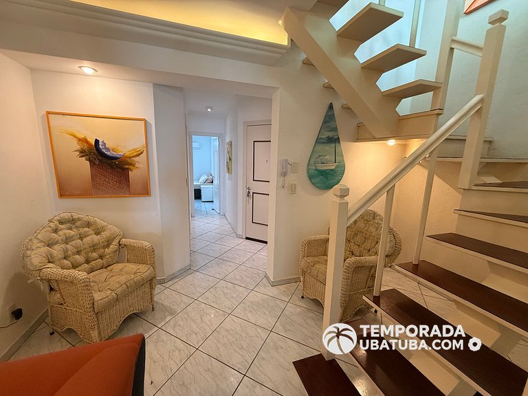 405DM – Cobertura triplex fte mar - Praia Grande