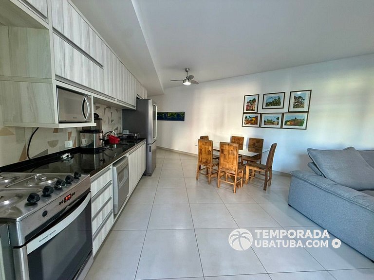 DNA911 - Apto 2 suites frente mar – Reserva DNA, Ubatuba - P