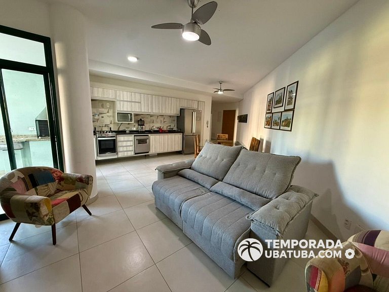 DNA911 - Apto 2 suites frente mar – Reserva DNA, Ubatuba - P