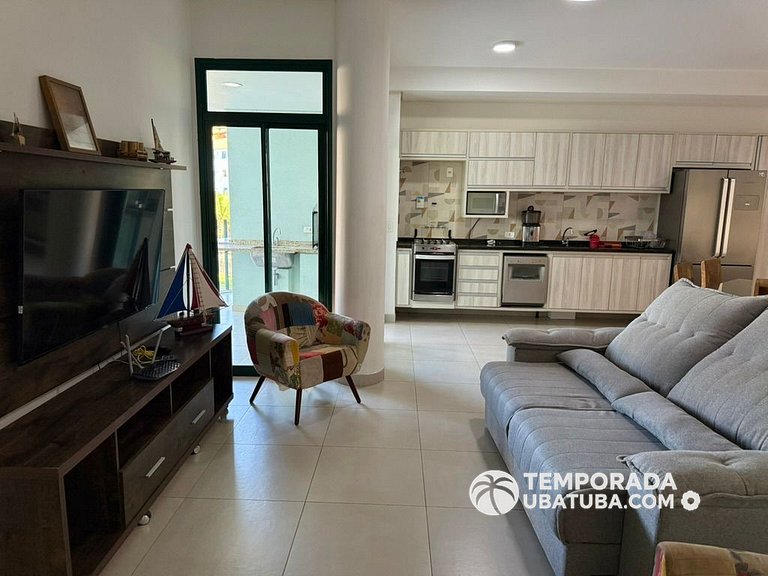DNA911 - Apto 2 suites frente mar – Reserva DNA, Ubatuba - P