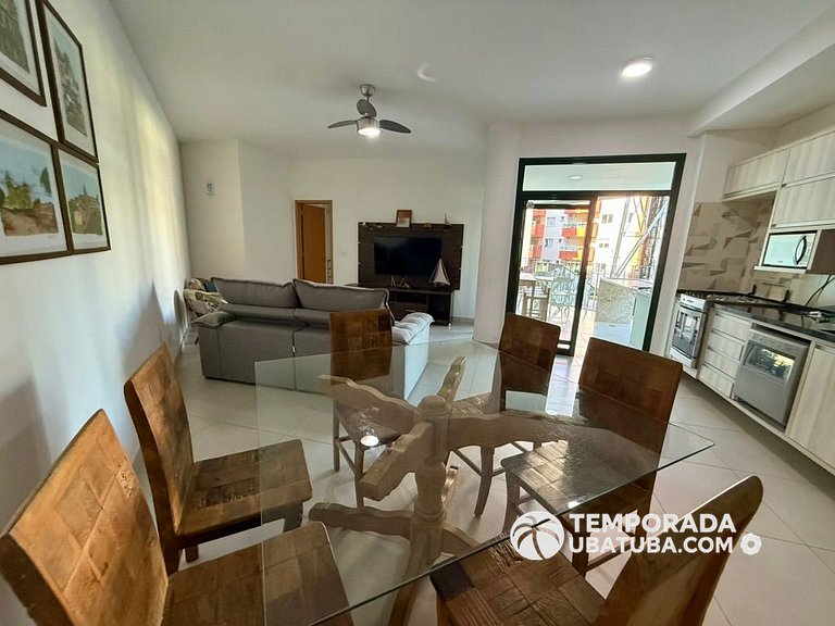 DNA911 - Apto 2 suites frente mar – Reserva DNA, Ubatuba - P