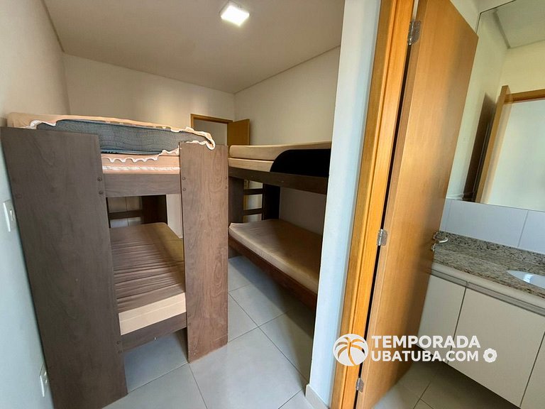 DNA911 - Apto 2 suites frente mar – Reserva DNA, Ubatuba - P