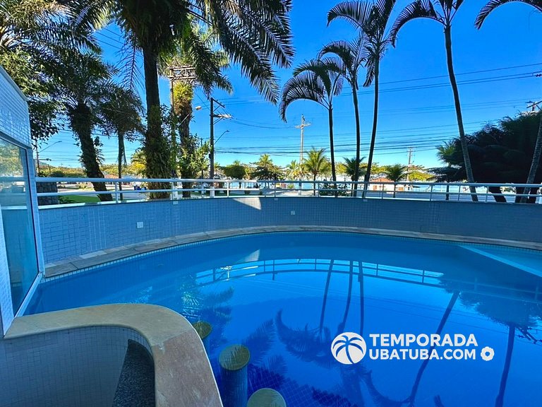 404DM - Cobertura 3 suítes fte mar - Praia Grande