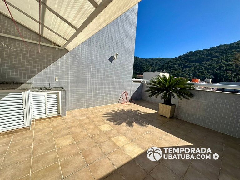 404DM - Cobertura 3 suítes fte mar - Praia Grande