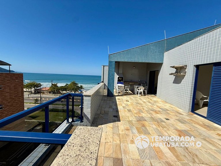 41DC - Cob duplex vista mar 12 pessoas Praia grand