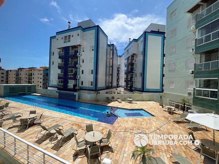 108JEQ - Apto TOP piscina aquecida a 200m da Praia