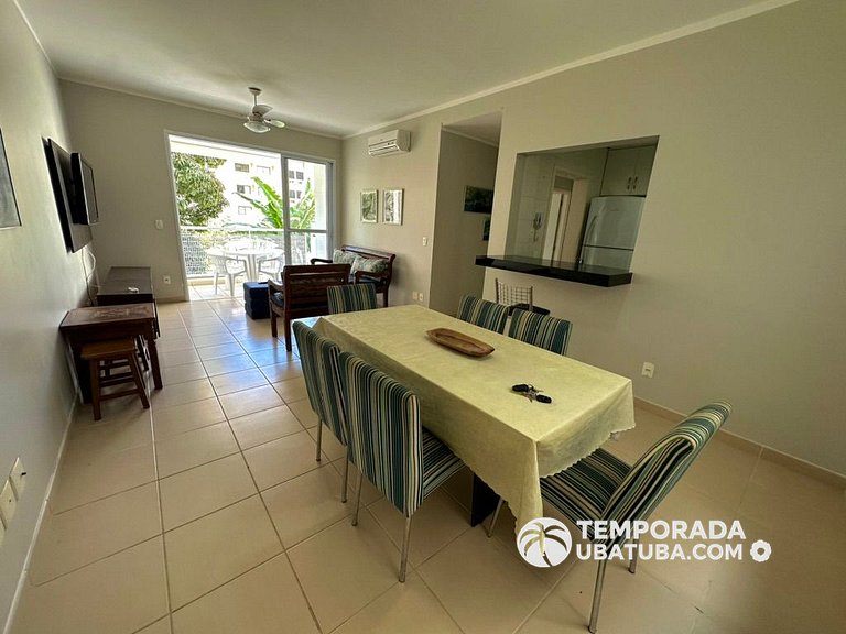 13L - Apartamento de 2 quartos ar condicionado e varanda gou