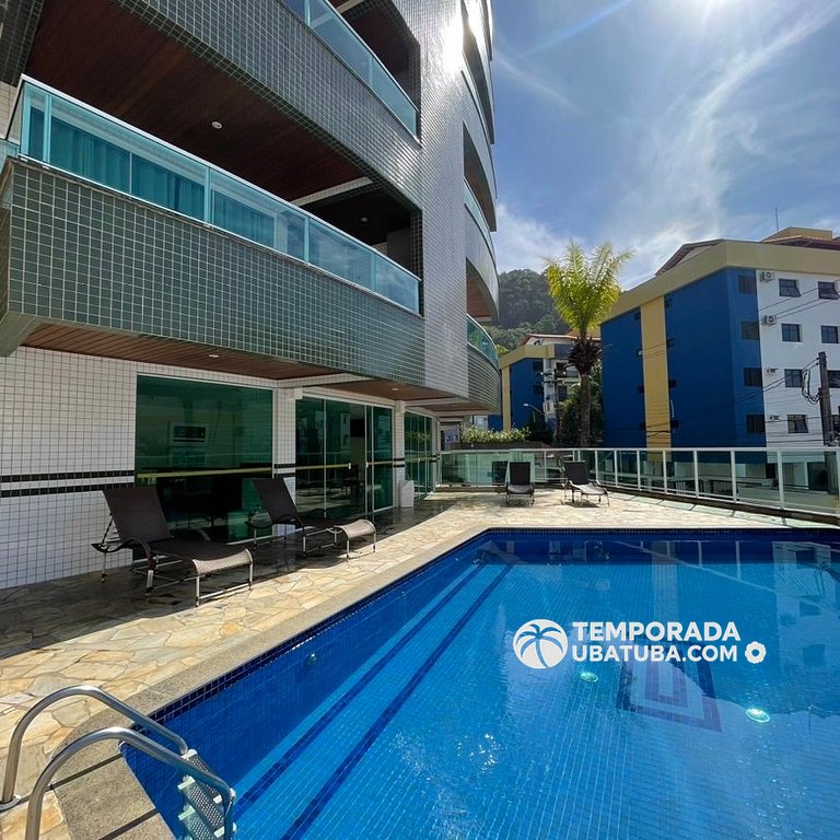 15GV – Apartamento 3 dormitórios c/ ar condicionado ha 80m d