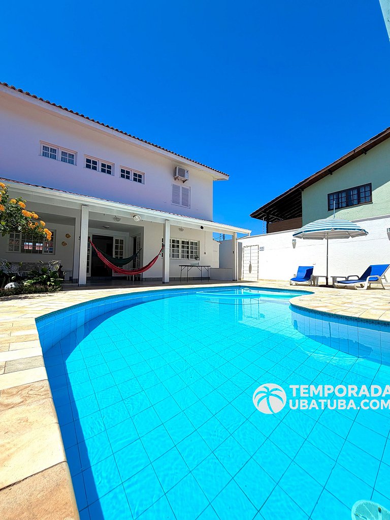 CASA6 - Linda casa c/ piscina 5 suites ha 120m da orla. Prai