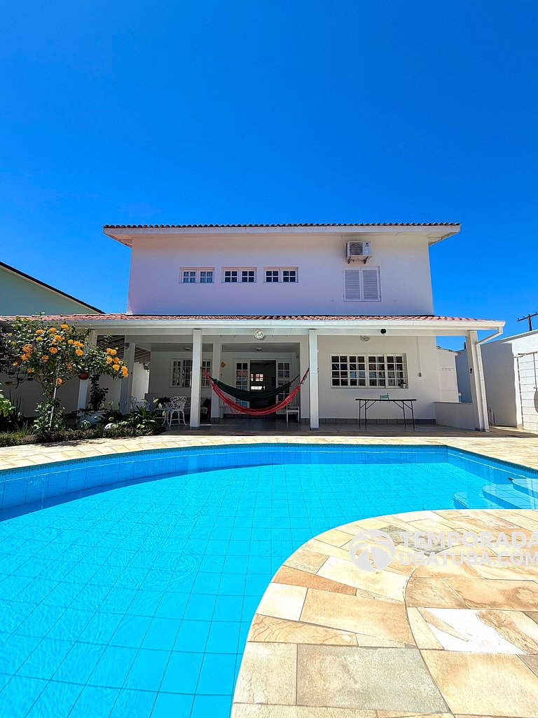 CASA6 - Linda casa c/ piscina 5 suites ha 120m da orla. Prai
