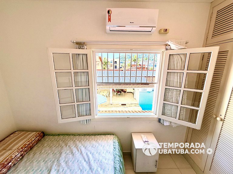 CASA6 - Linda casa c/ piscina 5 suites ha 120m da orla. Prai