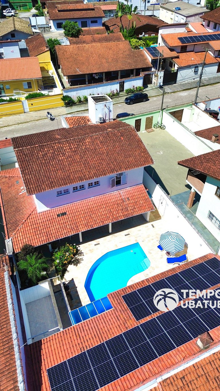 CASA6 - Linda casa c/ piscina 5 suites ha 120m da orla. Prai