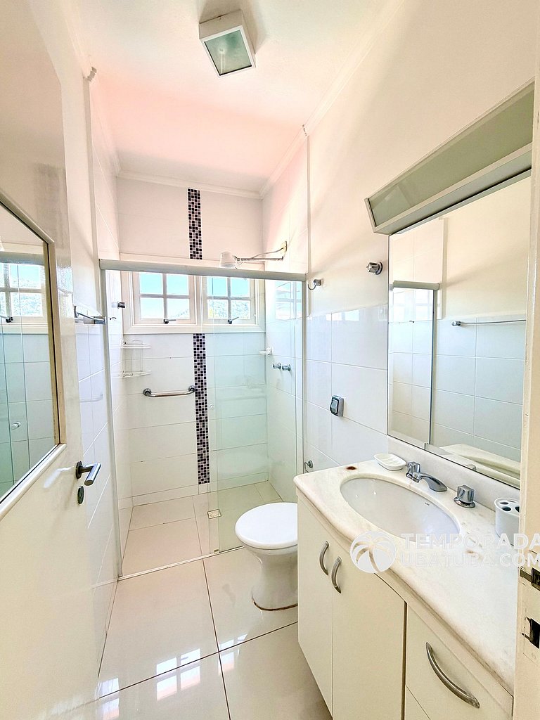 CASA6 - Linda casa c/ piscina 5 suites ha 120m da orla. Prai