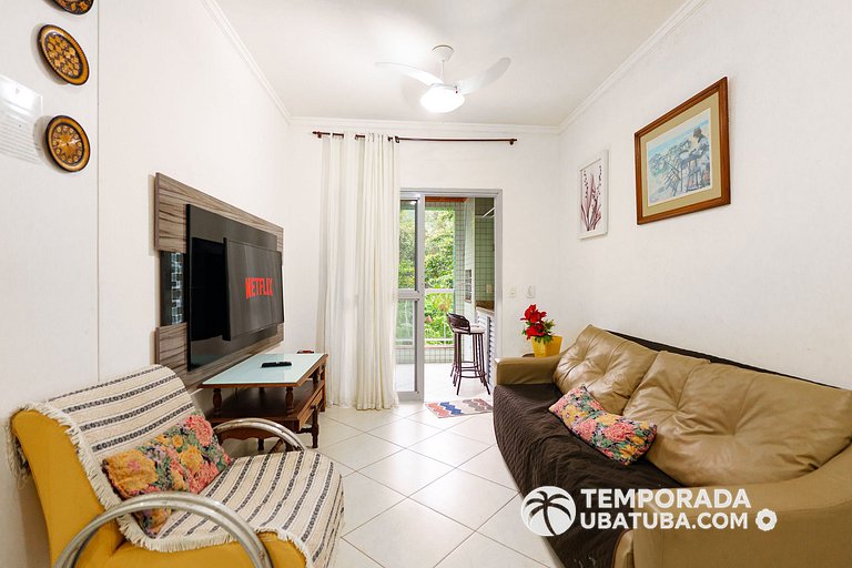 307MA – Ap lazer completo ha 200m da Praia Grande