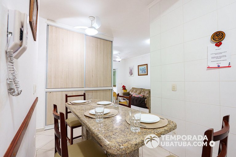 307MA – Ap lazer completo ha 200m da Praia Grande