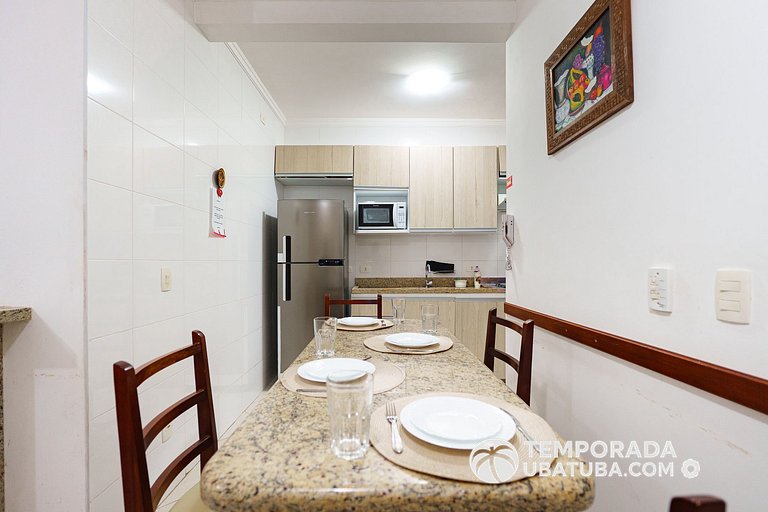 307MA – Ap lazer completo ha 200m da Praia Grande