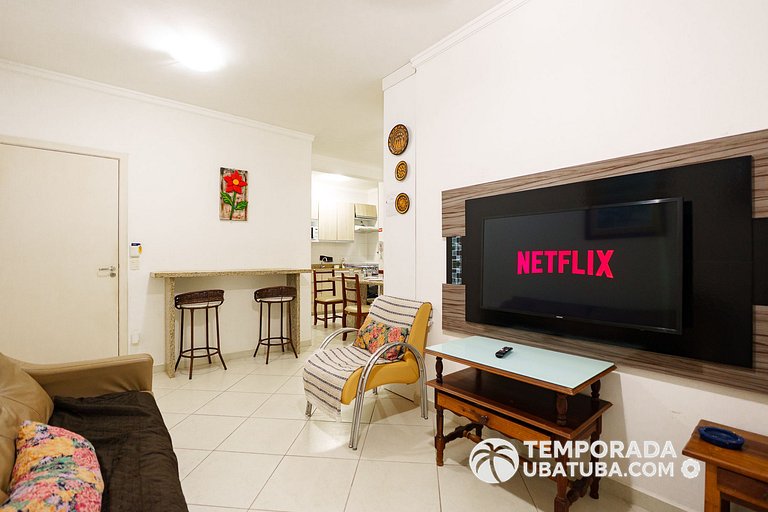 307MA – Ap lazer completo ha 200m da Praia Grande