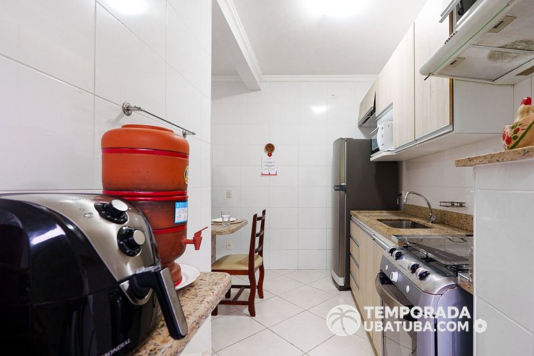 307MA – Ap lazer completo ha 200m da Praia Grande
