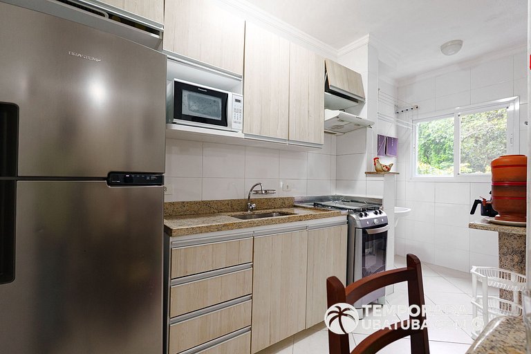 307MA – Ap lazer completo ha 200m da Praia Grande