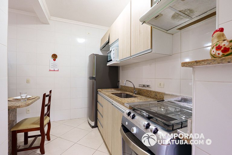 307MA – Ap lazer completo ha 200m da Praia Grande