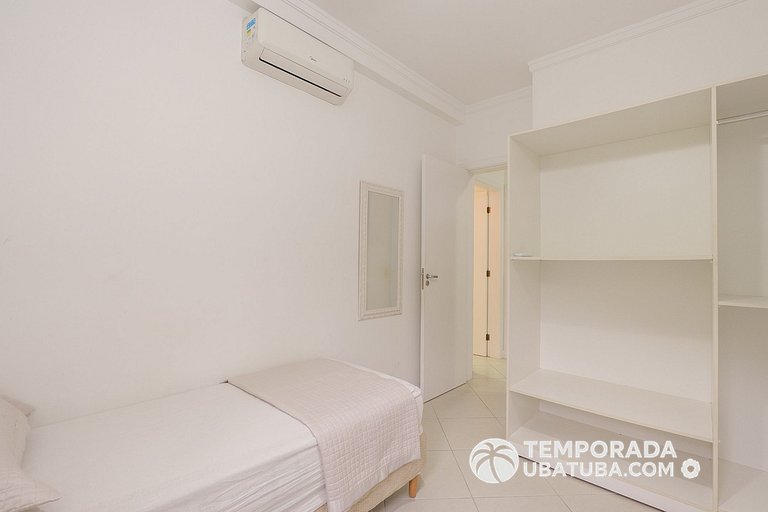 201MA - Ap premium com piscina aquecida 100m praia