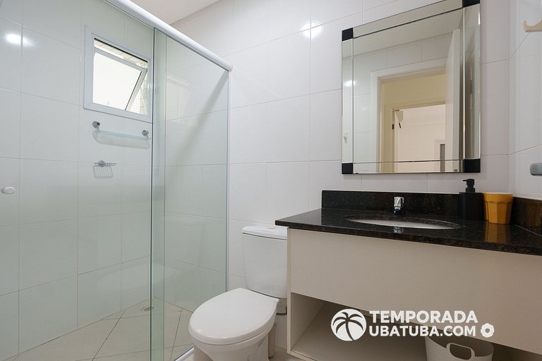 201MA - Ap premium com piscina aquecida 100m praia