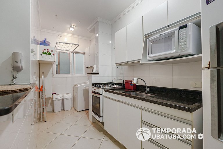 201MA - Ap premium com piscina aquecida 100m praia