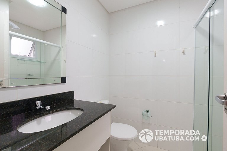 201MA - Ap premium com piscina aquecida 100m praia