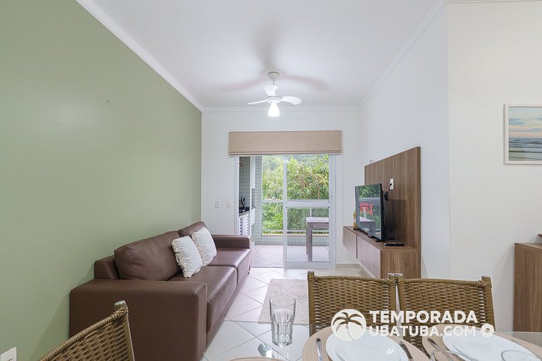 201MA - Ap premium com piscina aquecida 100m praia
